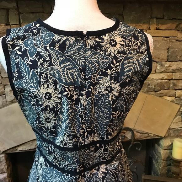 NWOT Petite Eddie Bauer Floral Sleeveless Dress 8 - Picture 7 of 8